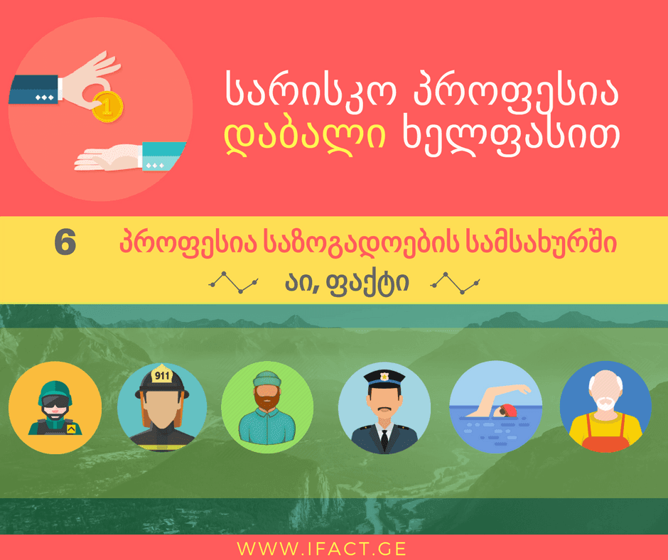 სარისკო პროფესია დაბალი ხელფასებით